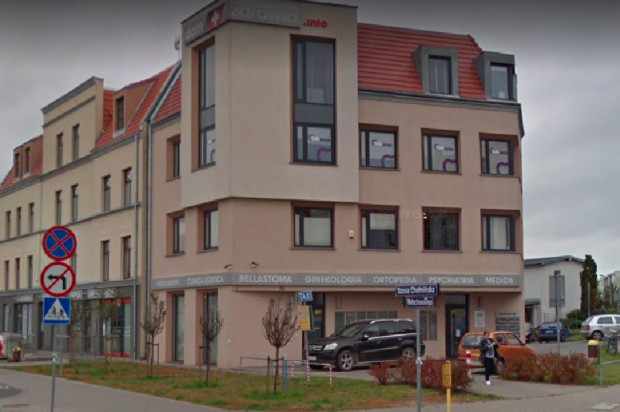 Gabinet stomatologiczny przy Szosie Chełmińskiej 84/86 w Toruniu (źródło: Google Maps). Rusza licytacja komornicza wyposażenia gabinetu stomatologicznego w Toruniu