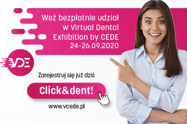 VDE by CEDE Kto żyw rejestruje się na Virtual Dental Exhibition by CEDE