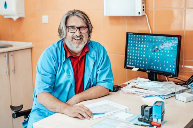 Jacek Cichy, chirurg szczękowy (foto: bgk) „Lubuski Filar 2020” pożyczka na stomatologiczny tomograf komputerowy