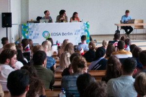 Jeden z meetingów EDSA (Berlin) Prace naukowe członków PTSS w "Lecture Competition" podczas EDSA