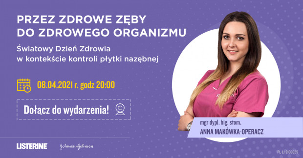 Fot. mat. partnera Przez zdrowe zęby do zdrowego organizmu – Światowy Dzień Zdrowia w kontekście kontroli płytki nazębnej