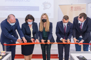 Otwarcie sali projektowej uzupełnień protetycznych (fot. wszystkie Paweł Sudara). GUMed: startuje sala projektowa uzupełnień protetycznych