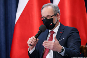 Minister zdrowia, Adam Niedzielski (fot. Kancelaria Premiera/Twitter) Niedzielski: od 6 czerwca będzie jeszcze mniej obostrzeń