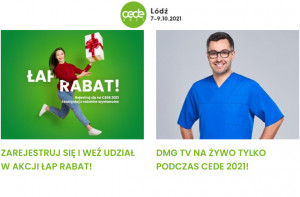 CEDE 2021 7-9 października 2021 w Atlas Arenie CEDE odzwierciedla kondycję branży stomatologicznej
