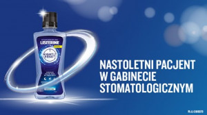 Fot.Listerine Nastoletni pacjent w gabinecie stomatologicznym