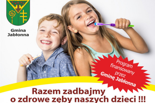 Gmina Jabłonna daje pieniądze na profilaktykę stomatologiczną Gmina Jabłonna dba o zdrowy uśmiech uczniów