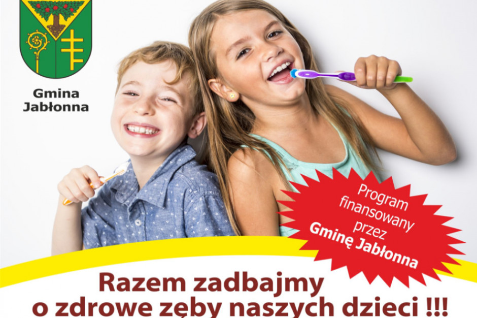 Gmina Jabłonna daje pieniądze na profilaktykę stomatologiczną