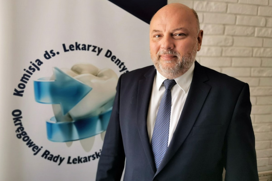 Dr n. med. Dariusz Paluszek wiceprezes ORL w Warszawie, przewodniczący KS tej Rady (fot. OIL w Warszawie).