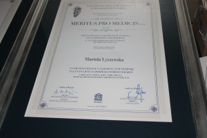 Meritus Pro Medicis dla lek. dent. Marioli Łyczewskiej