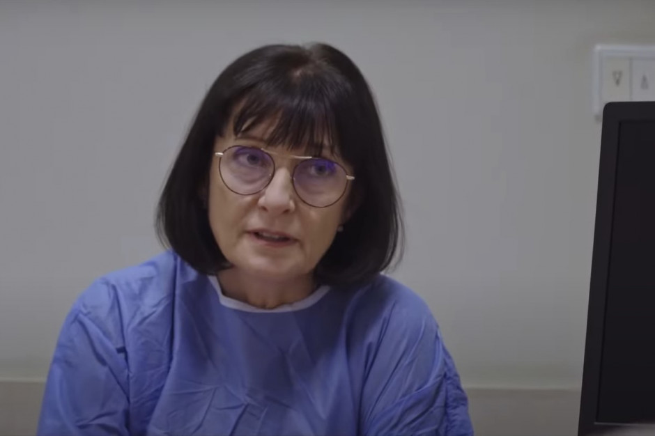Prof. Małgorzata Pietruska periodontolog z UM w Białymstoku Fot. UMB