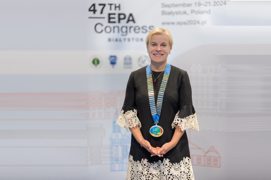 Prof. Teresa Sierpińska na czele EPA fot. Larys Lubowicki